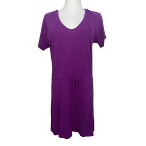 Speedo Women Beach Swim Cover Up Dress Size Small Cotton Blend Purple